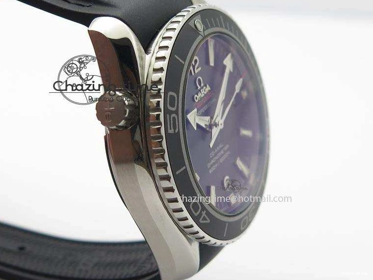 0411 Colorful Planet Ocean SS Bp Maker 45mm Black Bezel On Black Rubber Strap A 8219